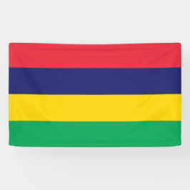 Flagge von Mauritius Banner