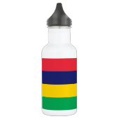 Flagge von Mauritius Edelstahlflasche (Links)