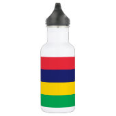 Flagge von Mauritius Edelstahlflasche (Rechts)