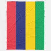 Flagge von Mauritius Fleecedecke (Vorderseite)