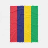 Flagge von Mauritius Fleecedecke (Vorderseite)