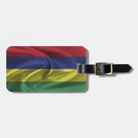 Flagge von Mauritius Gepäckanhänger (Vorderseite horizontal)