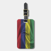 Flagge von Mauritius Gepäckanhänger (Vorderseite vertikal)