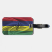 Flagge von Mauritius Gepäckanhänger (Rückseite horizontal)
