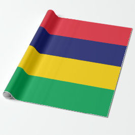 Flagge von Mauritius Geschenkpapier