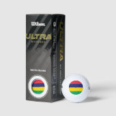Flagge von Mauritius Golfball (Verpackungen)