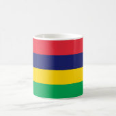 Flagge von Mauritius Kaffeetasse (Mittel)