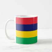 Flagge von Mauritius Kaffeetasse (Links)
