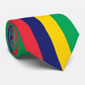 Flagge von Mauritius Krawatte (Gerollt)