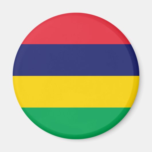 Flagge von Mauritius Magnet (Vorne)