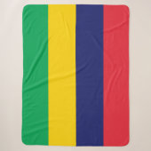 Flagge von Mauritius Sherpadecke (Vorderseite)