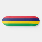 Flagge von Mauritius Skateboard (Horizontal)