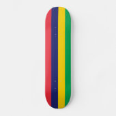 Flagge von Mauritius Skateboard (Vorderseite)
