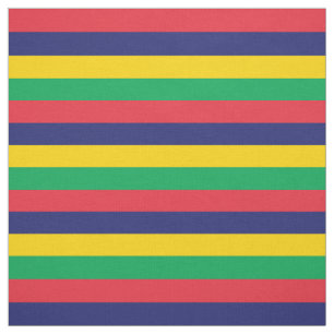 Flagge von Mauritius Stoff