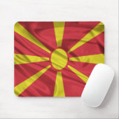 Flagge von Mazedonien Mousepad (Mit Mouse)
