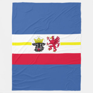 Flagge von Mecklenburg Fleece Blanket