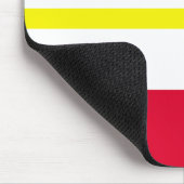 Flagge von Mecklenburg-Western Pommern Mauspad (Ecke)