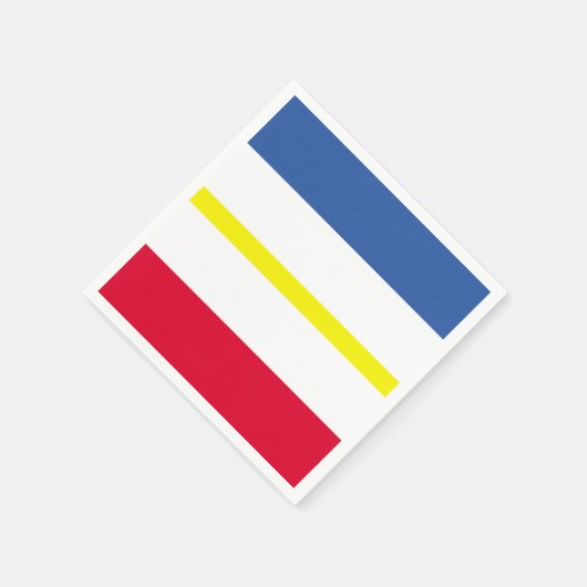 Flagge von Mecklenburg-Western Pommern Papier Neap Serviette (Ecke)