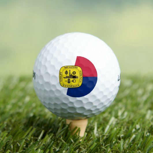 Flagge von Memphis, Tennessee Golf Balls Golfball (Insitu T-Shirt)