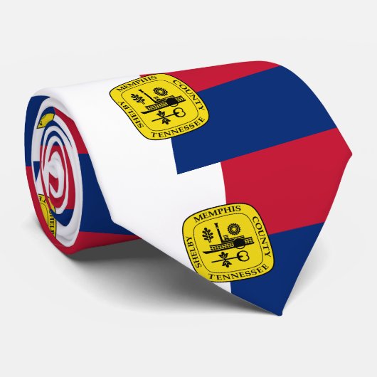Flagge von Memphis, Tennessee-Krawatte Krawatte (Gerollt)