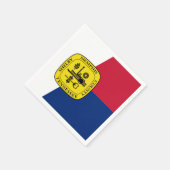 Flagge von Memphis, Tennessee Napkins Serviette (Ecke)