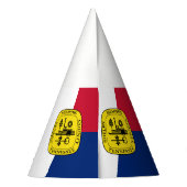 Flagge von Memphis, Tennessee Party Hat Partyhütchen (Rückseite)