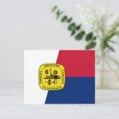 Flagge von Memphis, Tennessee Postkarte (Stehend Vorderseite)