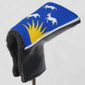 Flagge von Merionethshire Golf Headcover (3/4 Vorderseite)