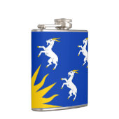Flagge von Merionethshire Hip Flask Flachmann (Rechts)
