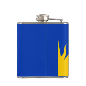 Flagge von Merionethshire Hip Flask Flachmann (Rückseite)