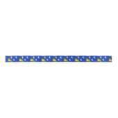 Flagge von Merionethshire Satin Ribbon Satinband (Vorderseite)