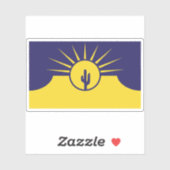 Flagge von Mesa, Arizona Aufkleber (Blatt)