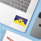 Flagge von Mesa, Arizona Aufkleber (Laptop mit iPhone)