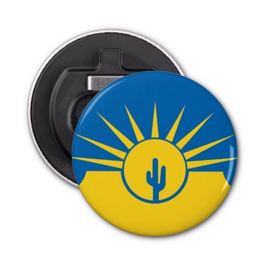 Flagge von Mesa, Flaschenöffner von Arizona (Vorderseite)