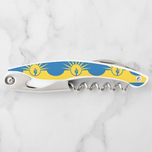 Flagge von Mesa, Kellerschraube von Arizona Kellnermesser (Vorderseite)