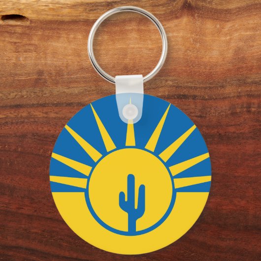 Flagge von Mesa, Schlüsselanhänger Arizona (Vorderseite)
