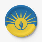 Flagge von Mesa, Teller von Arizona (Vorderseite)