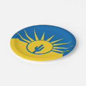 Flagge von Mesa, Teller von Arizona (Schrägansicht)