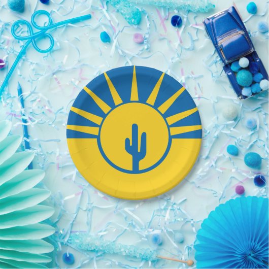 Flagge von Mesa, Teller von Arizona (Party)