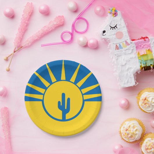 Flagge von Mesa, Teller von Arizona (Party)