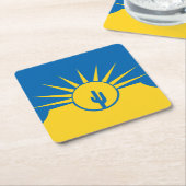 Flagge von Mesa, Untersetzer des Papiers des Platz (angewinkelt)