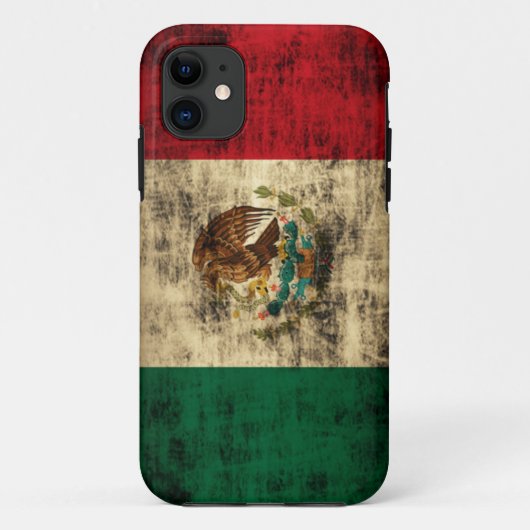 Flagge von Mexiko beunruhigte Case-Mate iPhone 5 Hülle (Rückseite)