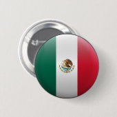 Flagge von Mexiko Button (Vorne & Hinten)