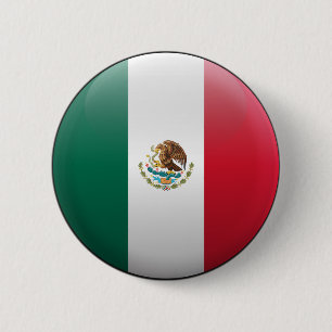 Flagge von Mexiko Button