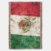 Flagge von Mexiko Decke (Vorderseite Vertikal)
