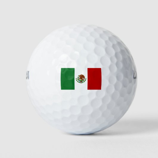 Flagge von Mexiko Golfball (Vorderseite)