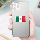 Flagge von Mexiko individuell zugeschnitten Aufkleber (Telefon)