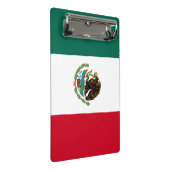 Flagge von Mexiko Mini Klemmbrett (Schrägansicht)