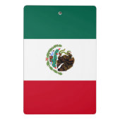 Flagge von Mexiko Mini Klemmbrett (Rückseite)