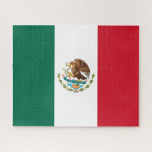 Flagge von Mexiko Nationalflagge Mexikaner Puzzle